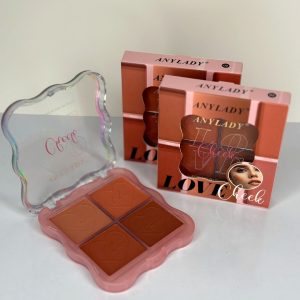 رژگونه چهاررنگ طرح LOVE آنی لیدی